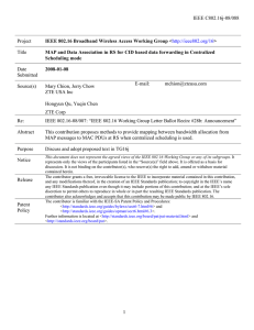 IEEE C802.16j-08/088 Project Title