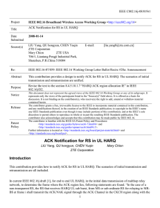 IEEE C802.16j-08/019r1 Project ACK Notification for RS in UL HARQ