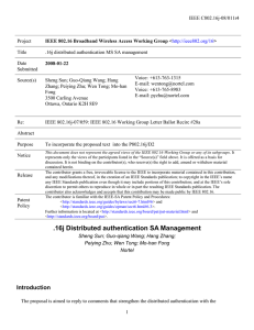 IEEE C802.16j-08/011r4 Project Title