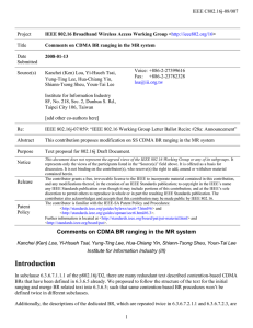 IEEE C802.16j-08/007 Project Title