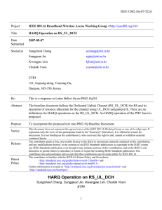 IEEE C802.16j-07/522r1 Project Title