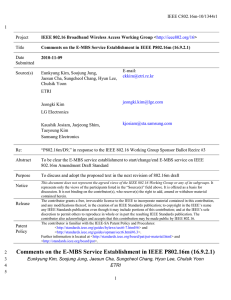 IEEE C802.16m-10/1344r1 1 Project