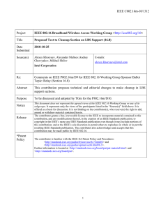 IEEE C802.16m-10/1312 Project Title Date
