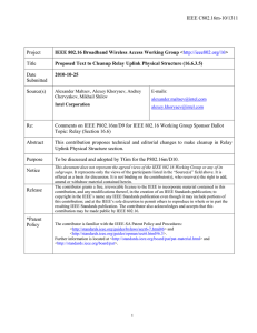 IEEE C802.16m-10/1311 Project Title Date