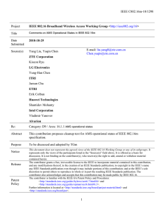 IEEE C802.16m-10/1298 Project Title