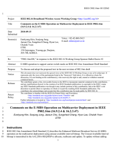 IEEE C802.16m-10/1220r2 1 Project
