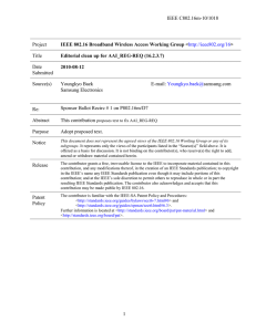 IEEE C802.16m-10/1018  Project Title