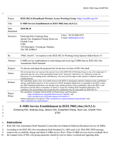 IEEE C802.16m-10/0979r2 1 Project