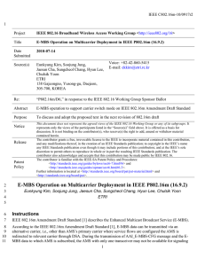 IEEE C802.16m-10/0917r2 1 Project