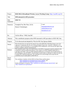IEEE C802.16m-10/0753 Project Title Date