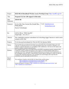 IEEE C802.16m-10/0751 Project Title Date