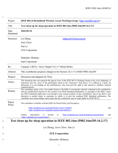 IEEE C802.16m-10/0652r1 Project Title