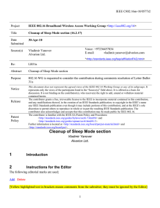 IEEE C802.16m-10/0577r2 Project Title