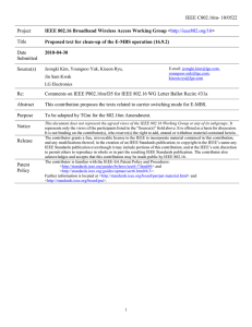 IEEE C802.16m- 10/0522 Project Title