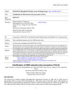 IEEE C802.16m-10/0505 Project &gt;