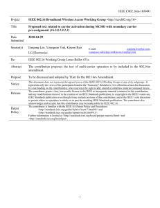 IEEE C802.16m-10/0491 Project Title