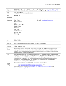 IEEE C802.16m-10/0305r1  Project Title