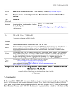 IEEE C802.16m-10/0234 Project Title