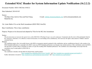 Extended MAC Header for System Information Update Notification (16.2.2.2)