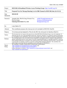 IEEE C802.16m-10/0069 Project Title