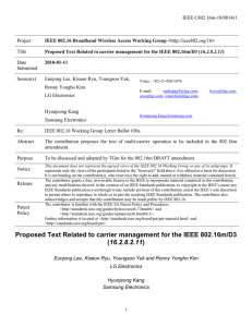 IEEE C802.16m-10/0014r1 Project Title