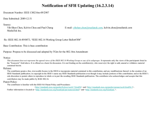 Notification of SFH Updating (16.2.3.14)