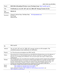 IEEE C802.16m-09/2898r1 Project Title