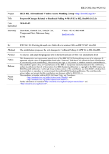 IEEE C802.16m-09/2884r2 Project Title