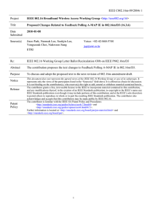 IEEE C802.16m-09/2884r 1 Project Title