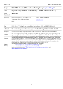 2009-12-30 IEEE C802.16m-09/2884 Project Title