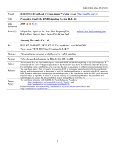 IEEE C802.16m- 09/2749r1 Project Title