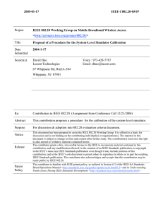 2005-01-17 IEEE C802.20-05/07  IEEE 802.20 Working Group on Mobile Broadband Wireless Access