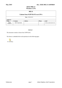 May 2015  doc.: IEEE 802.11-16/0548r0 IEEE P802.11