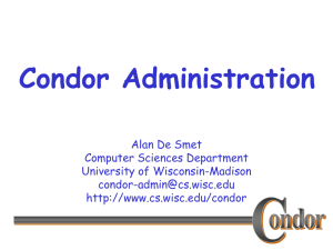 Condor Administration
