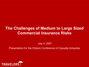 The Challenges of Medium to Large Sized Commercial Insurance Risks