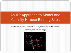 An ILP Approach to Model and Classify Hexose Binding Sites