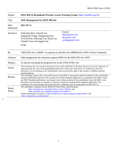 IEEE C802.16n-11/0120 Project Title