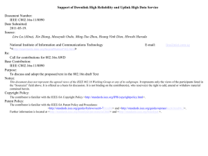 Support of Downlink High Reliability and Uplink High Data Service