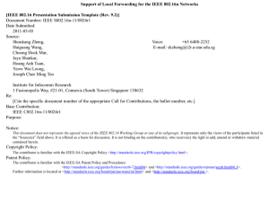 Support of Local Forwarding for the IEEE 802.16n Networks