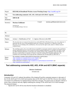 IEEE C802.16h-09/0001 Project Title