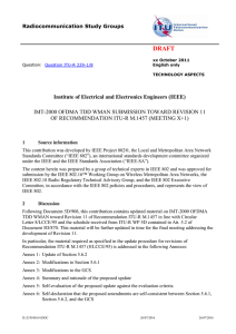 DRAFT Institute of Electrical and Electronics Engineers (IEEE)