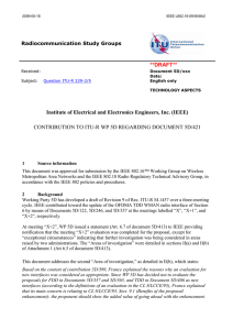 **DRAFT** Institute of Electrical and Electronics Engineers, Inc. (IEEE)