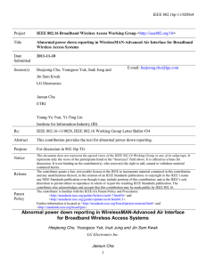 IEEE 802.16p-11/0288r4 Project Title