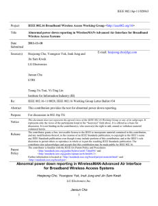 IEEE 802.16p-11/0288r3 Project Title