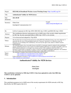 IEEE C802.16p-11/0251r1 Project Title