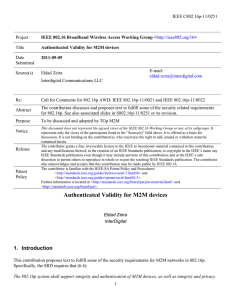 IEEE C802.16p-11/0251 Project Title