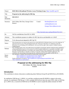IEEE C802.16p-11/0026r1 Project Title