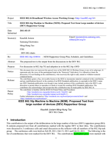 IEEE 802.16p-11/0001r1 Project Title