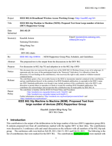 IEEE 802.16p-11/0001 Project Title