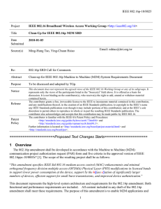 IEEE 802.16p-10/0025 Project Title